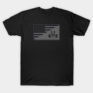 K9 US Flag Subdued Patch T-Shirt